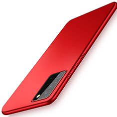 Custodia Plastica Rigida Cover Opaca P01 per Samsung Galaxy Note 20 5G Rosso