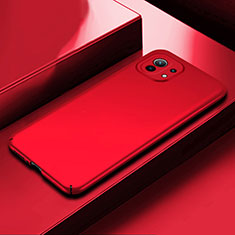 Custodia Plastica Rigida Cover Opaca P01 per Xiaomi Mi 11 5G Rosso
