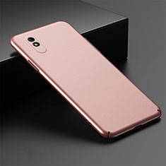 Custodia Plastica Rigida Cover Opaca P01 per Xiaomi Redmi 9A Oro Rosa