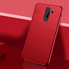 Custodia Plastica Rigida Cover Opaca P01 per Xiaomi Redmi Note 8 Pro Rosso