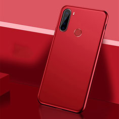 Custodia Plastica Rigida Cover Opaca P01 per Xiaomi Redmi Note 8 Rosso