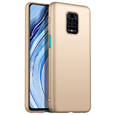 Custodia Plastica Rigida Cover Opaca P01 per Xiaomi Redmi Note 9 Pro Oro