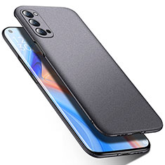 Custodia Plastica Rigida Cover Opaca P02 per Oppo Reno4 Pro 5G Grigio