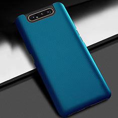 Custodia Plastica Rigida Cover Opaca P02 per Samsung Galaxy A80 Blu