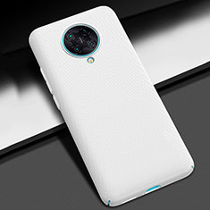 Custodia Plastica Rigida Cover Opaca P02 per Xiaomi Poco F2 Pro Bianco