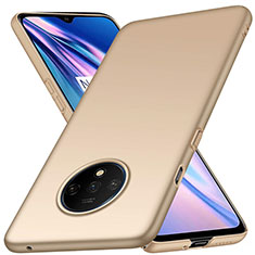 Custodia Plastica Rigida Cover Opaca P03 per OnePlus 7T Oro