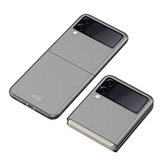 Custodia Plastica Rigida Cover Opaca P06 per Samsung Galaxy Z Flip3 5G Grigio
