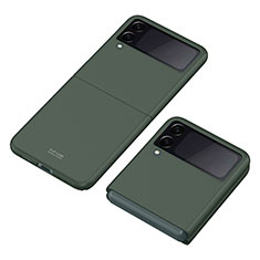 Custodia Plastica Rigida Cover Opaca P06 per Samsung Galaxy Z Flip3 5G Verde