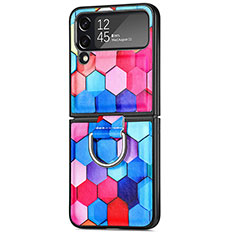 Custodia Plastica Rigida Cover Opaca P06 per Samsung Galaxy Z Flip4 5G Colorato