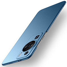 Custodia Plastica Rigida Cover Opaca per Huawei P60 Blu