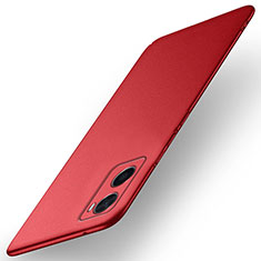 Custodia Plastica Rigida Cover Opaca per Oppo A76 Rosso