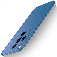 Custodia Plastica Rigida Cover Opaca per Oppo Find X7 5G Blu