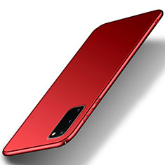 Custodia Plastica Rigida Cover Opaca per Samsung Galaxy S20 FE (2022) 5G Rosso