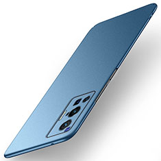 Custodia Plastica Rigida Cover Opaca per Vivo X70 Pro 5G Blu