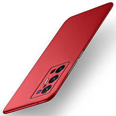 Custodia Plastica Rigida Cover Opaca per Vivo X70 Pro+ Plus 5G Rosso