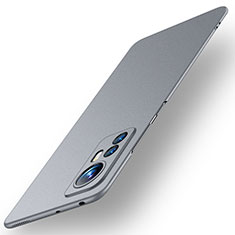 Custodia Plastica Rigida Cover Opaca per Xiaomi Mi 12 Pro 5G Grigio