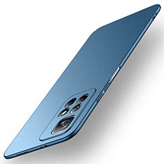 Custodia Plastica Rigida Cover Opaca per Xiaomi Redmi Note 11 5G Blu