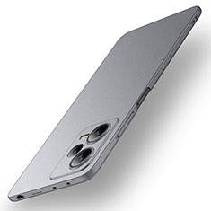 Custodia Plastica Rigida Cover Opaca per Xiaomi Redmi Note 12 Pro 5G Grigio