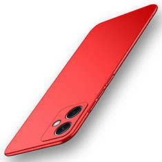Custodia Plastica Rigida Cover Opaca per Xiaomi Redmi Note 12R Pro 5G Rosso