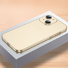 Custodia Plastica Rigida Cover Opaca QC1 per Apple iPhone 13 Oro