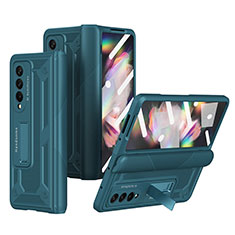 Custodia Plastica Rigida Cover Opaca R03 per Samsung Galaxy Z Fold3 5G Verde