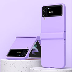 Custodia Plastica Rigida Cover Opaca R04 per Samsung Galaxy Z Flip4 5G Viola