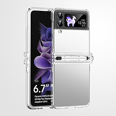 Custodia Plastica Rigida Cover Opaca R06 per Samsung Galaxy Z Flip4 5G Chiaro