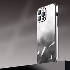 Custodia Plastica Rigida Cover Opaca Sfumato AT1 per Apple iPhone 13 Pro Nero