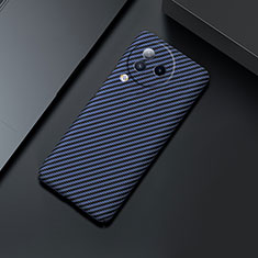 Custodia Plastica Rigida Cover Opaca Spigato per Xiaomi Civi 3 5G Blu