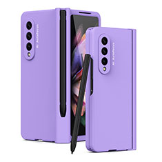 Custodia Plastica Rigida Cover Opaca T01 per Samsung Galaxy Z Fold4 5G Viola