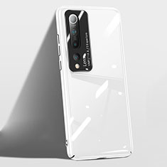 Custodia Plastica Rigida Cover Opaca T01 per Xiaomi Mi 10 Bianco