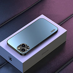 Custodia Plastica Rigida Cover Opaca TB2 per Apple iPhone 15 Plus Azzurro