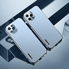 Custodia Plastica Rigida Cover Opaca TB4 per Apple iPhone 15 Pro Azzurro