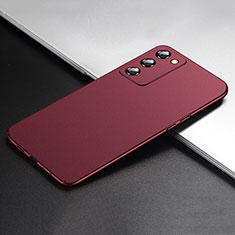 Custodia Plastica Rigida Cover Opaca YK1 per Oppo A55 5G Rosso