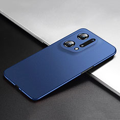 Custodia Plastica Rigida Cover Opaca YK1 per Oppo Find X5 Pro 5G Blu