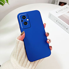 Custodia Plastica Rigida Cover Opaca YK1 per Oppo Reno8 Lite 5G Blu