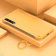 Custodia Plastica Rigida Cover Opaca YK1 per Samsung Galaxy A70S Giallo