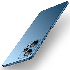 Custodia Plastica Rigida Cover Opaca YK1 per Xiaomi Poco F5 5G Blu
