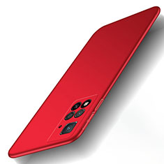 Custodia Plastica Rigida Cover Opaca YK1 per Xiaomi Poco X4 NFC Rosso