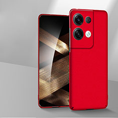Custodia Plastica Rigida Cover Opaca YK2 per Xiaomi Redmi Note 13 Pro 5G Rosso