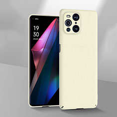 Custodia Plastica Rigida Cover Opaca YK3 per Oppo Find X3 Pro 5G Bianco