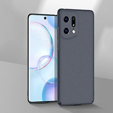 Custodia Plastica Rigida Cover Opaca YK3 per Oppo Find X5 Pro 5G Grigio