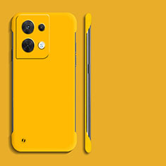 Custodia Plastica Rigida Cover Opaca YK4 per Oppo Reno8 Pro+ Plus 5G Giallo