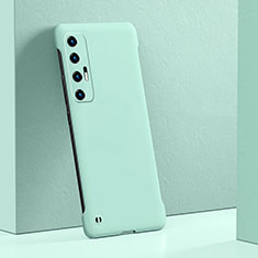 Custodia Plastica Rigida Cover Opaca YK4 per Xiaomi Mi 10S 5G Ciano