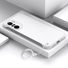 Custodia Plastica Rigida Cover Opaca YK4 per Xiaomi Poco F3 5G Bianco