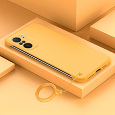 Custodia Plastica Rigida Cover Opaca YK4 per Xiaomi Poco F3 5G Giallo