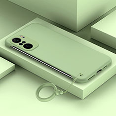 Custodia Plastica Rigida Cover Opaca YK4 per Xiaomi Poco F3 5G Verde Pastello
