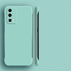 Custodia Plastica Rigida Cover Opaca YK4 per Xiaomi Poco F5 Pro 5G Ciano