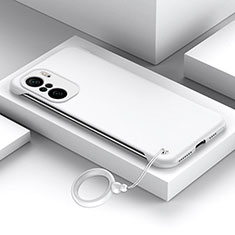 Custodia Plastica Rigida Cover Opaca YK4 per Xiaomi Redmi K40 Pro 5G Bianco