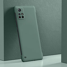 Custodia Plastica Rigida Cover Opaca YK4 per Xiaomi Redmi Note 11 Pro+ Plus 5G Verde Notte
